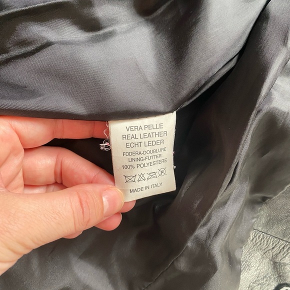 Purchased in Florence leather jacket - Picture 4 of 5
